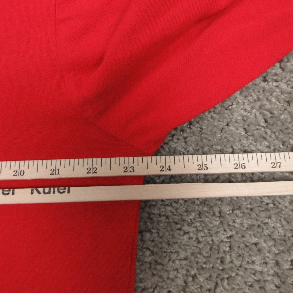 Polo Ralph Lauren Shirt‎ Mens Large Red Long Sleeve Script Logo Performance Flex
